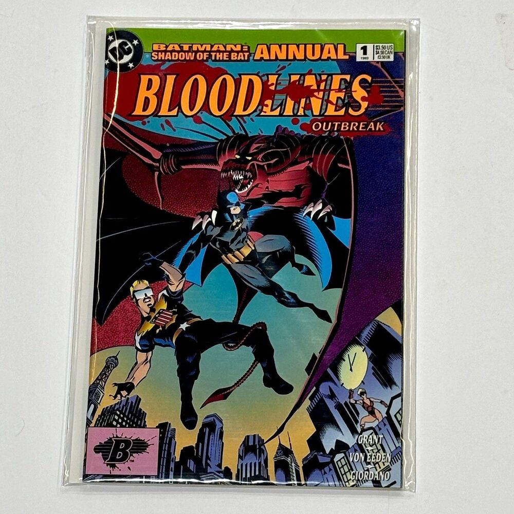 DC Comics 1993 Annual Bloodlines Outbreak Batman Shadow of the Bat #1 Comic Book